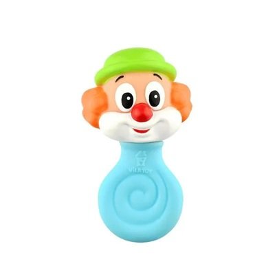 produto: MORDEDOR CHOCALHO PALHACO AZUL VILA TOY 