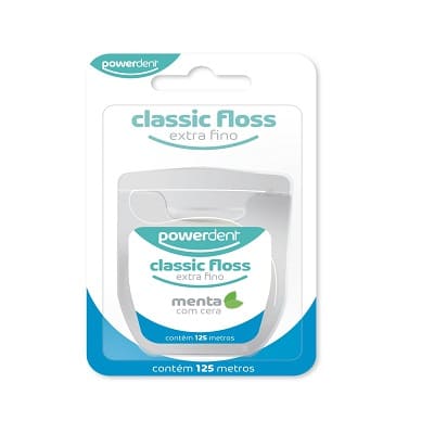 produto: FIO DENTAL EXTRA FINO POWERCLASS 125M POWERDENT 