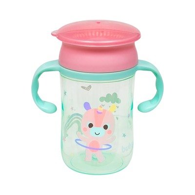 produto: COPO DE TREINAMENTO 360° BUBA ZOO UNICORNIO 300ml 