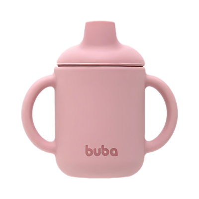 produto: COPO EM SILICONE ROSA BUBA 
