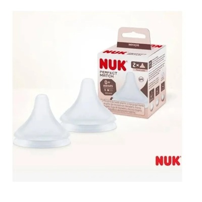 produto: BICO NUK PM FLUXO LENTO 0+ MESES C/2un 